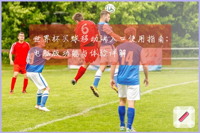 世界杯买球移动端入口使用指南：电脑版功能与体验详解